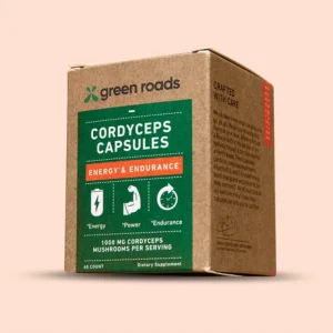 Green Roads Cordyceps Energy Endurance Mushroom Capsules 60ct