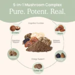 5 Defenders Organic Mushroom Complex Bulk Powder Ingredients