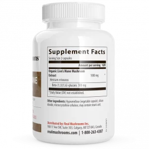Organic Lions Mane Extract Capsules