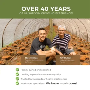 Real Mushroom Ergo Ergothioneine Supplement Founders