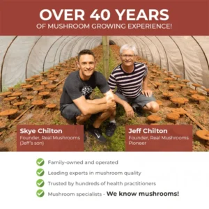 Real Mushroom Organic Reishi Mushroom Powder Bulk Extract Founders