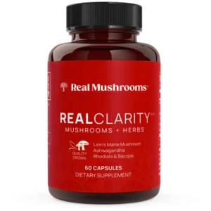 Real Mushroom RealClarity Lions Mane Ashwagandha Rhodiola Bacopa