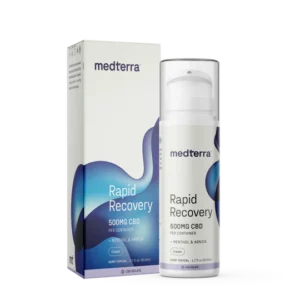 MedTerra Topical Rapid Recovery Cream 500mg NEWLOOK Front Side