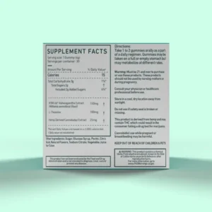 Green Roads Ashwagandha Gummies 30ct Supplement Facts