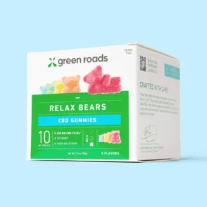 Green Roads Relax Gummy Bears 30 ct 300 mg