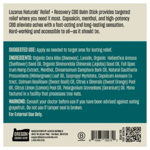 Relief & Recovery Balm Stick