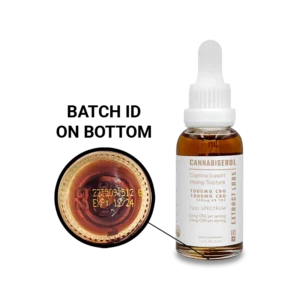 CBG Oil Cognitive Support batch