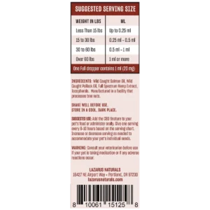 salmon tincture label