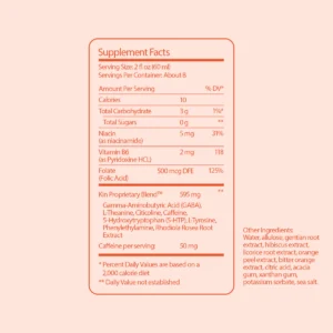 High Rhode supplement facts