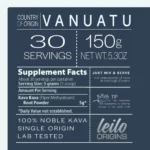 TRADITIONAL KAVA SUPPLEMENT FACTS