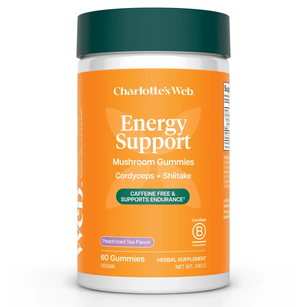 Charlottes web Energy Support Mushroom Gummies