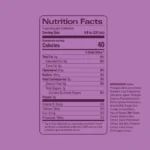 kin LunaMorada nutrition facts
