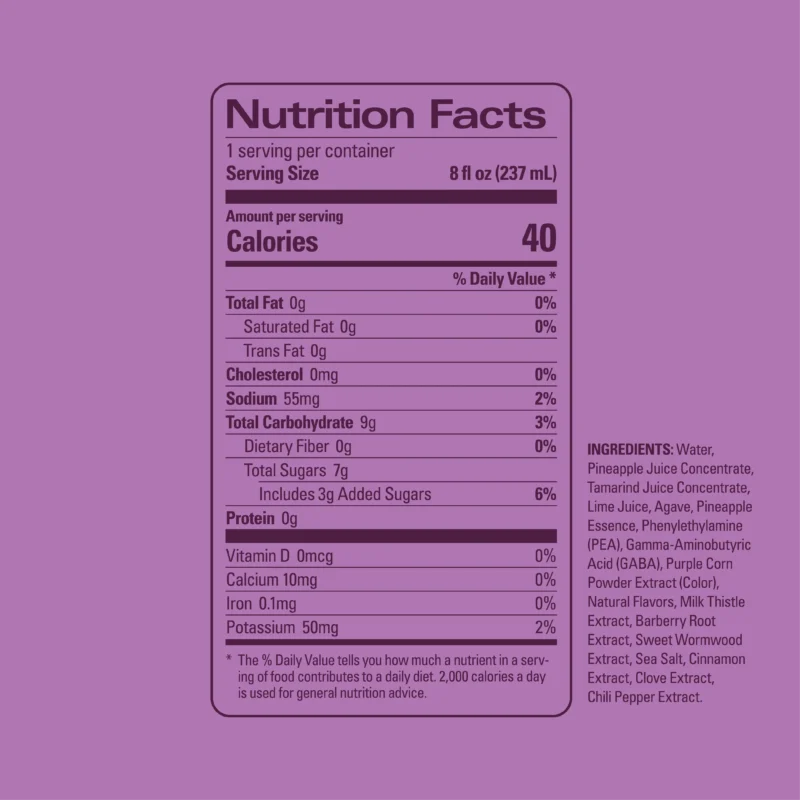kin LunaMorada nutrition facts