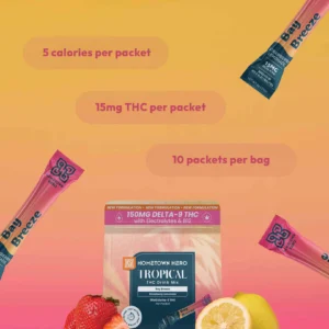 Hometown Hero Bay Breeze Tropical Drink Mix Strawberry Lemonade Flavor