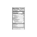 Nowadays 10mg Shot nutrition facts