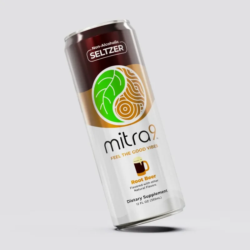 Mitra9 Root Beer Botanical Seltzer