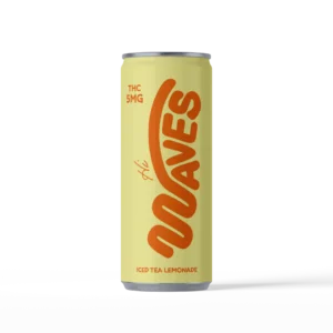 Hi-Waves Sparkling Hemp Beverage 5mg iced tea lemondae