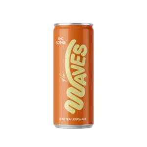 Hi-Waves Tall Boy Sparkling Hemp Beverage iced lemoande tea