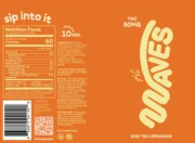 Hi-Waves Tall Boy Sparkling Hemp Beverage iced lemoande tea nutrition facts