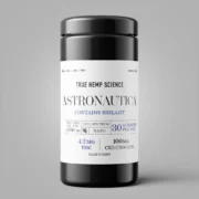 True Hemp Science Astronautica Botanical Nano Gummies jar