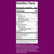 True Hemp Science MOONLIGHT Organic Gummies nutrition facts