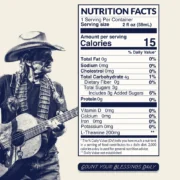 Willie’s Remedy 5mg Low-Dose Shots nutrition facts