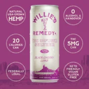 Willie’s Remedy Black Cherry Lime Sparkling Seltzer