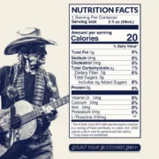 Willies Remedy High Dose Shots nutrition facts