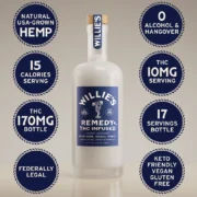 Willie's Remedy High Dose Spirit Beverage 750ml Bottle