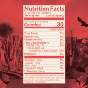Willie’s Remedy Strawberry Watermelon 10mg Sparkling Seltzer nutrition facts