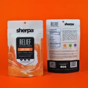 Sherpa Blood Orange Relief Gummies supplement facts