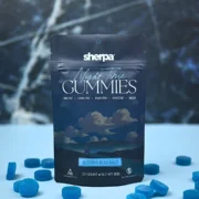 Sherpa Electric Blue Razz Night Gummies 1