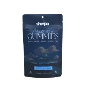 Sherpa Electric Blue Razz Night Gummies