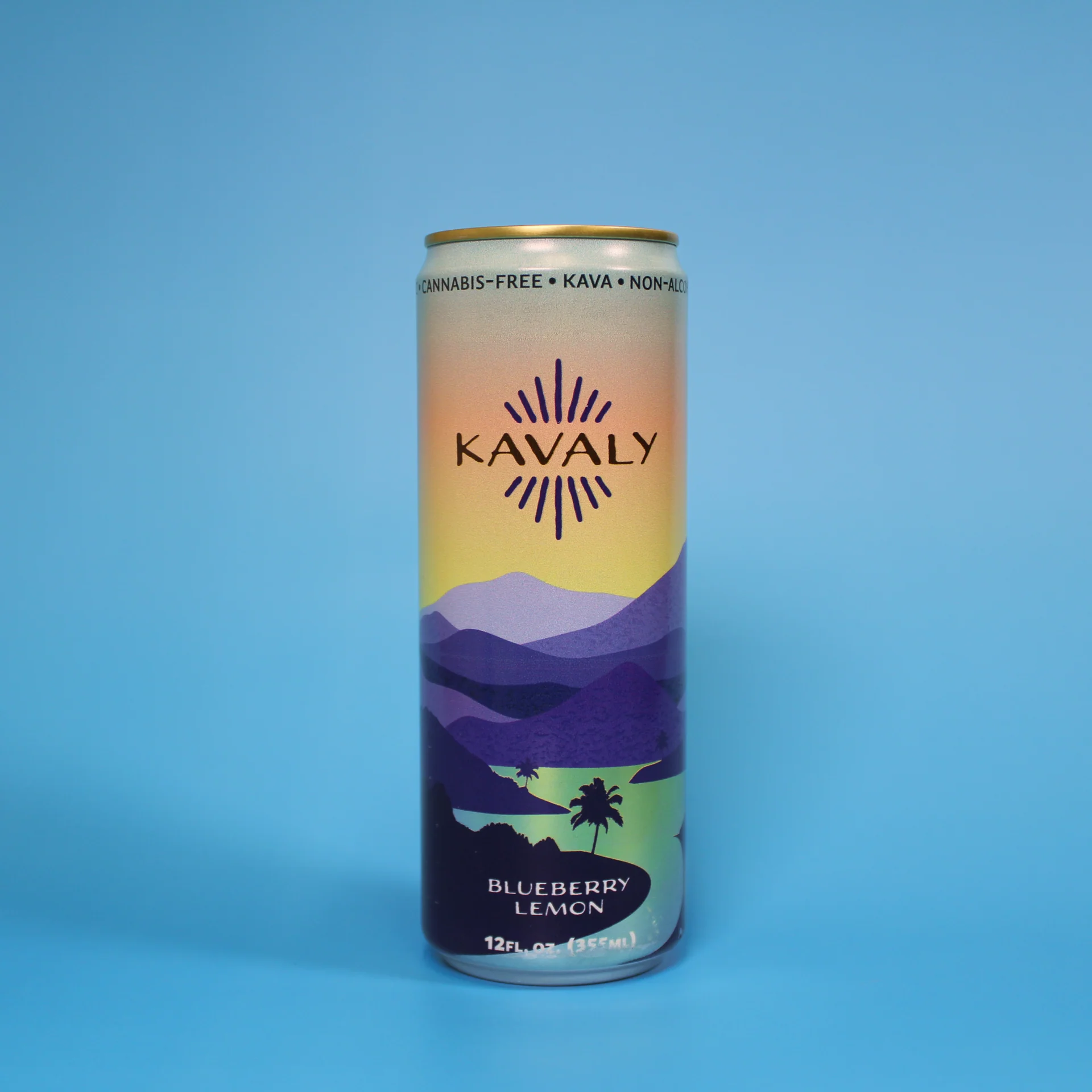 Kavaly Original Blueberry Lemon Kava-Infused Sparkling Tonic