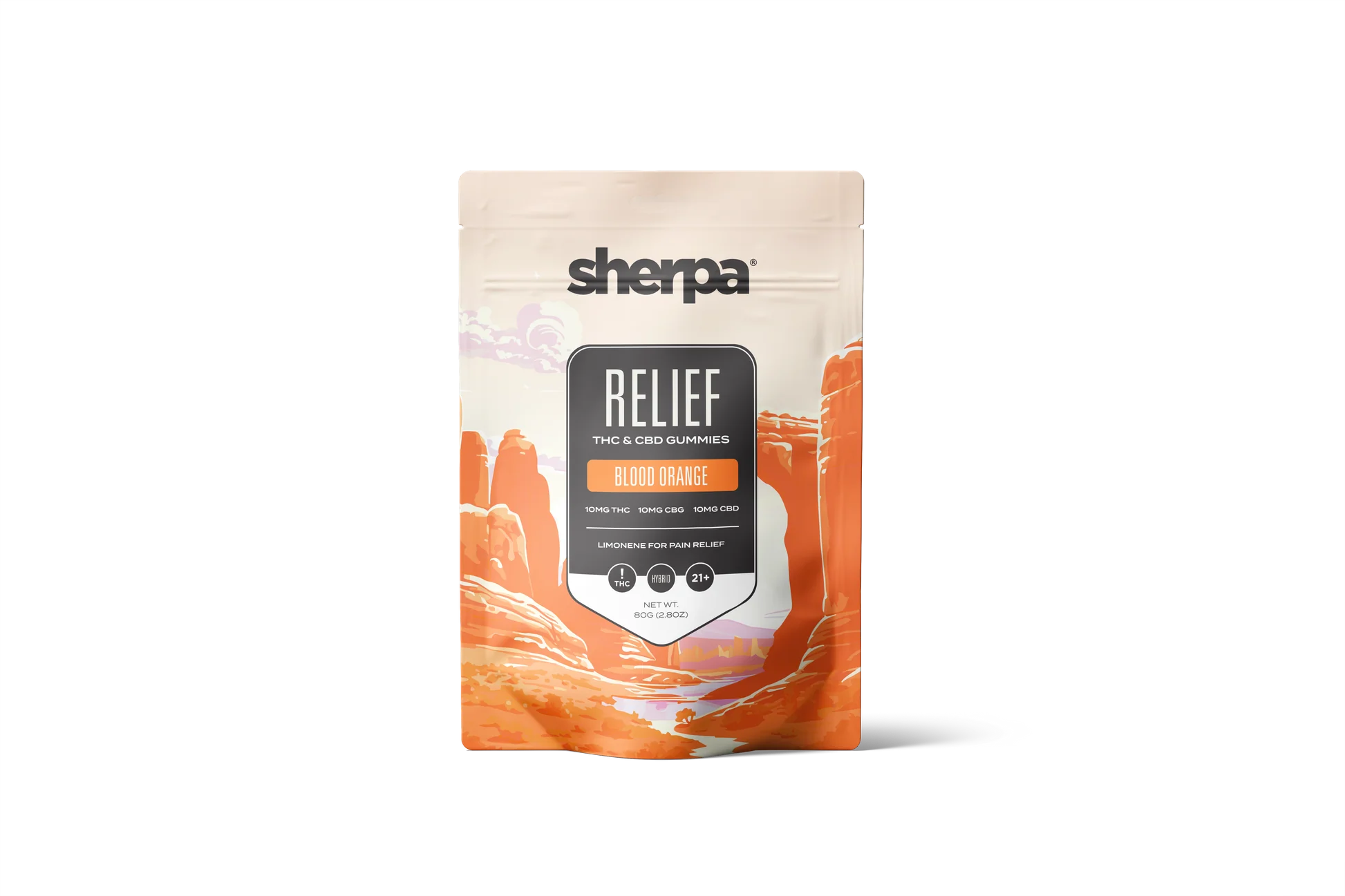 Sherpa Blood Orange Relief Gummies