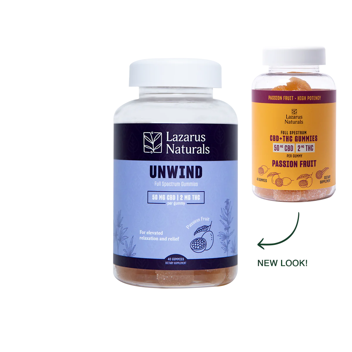 Lazarus Naturals Unwind Full Spectrum Gummies