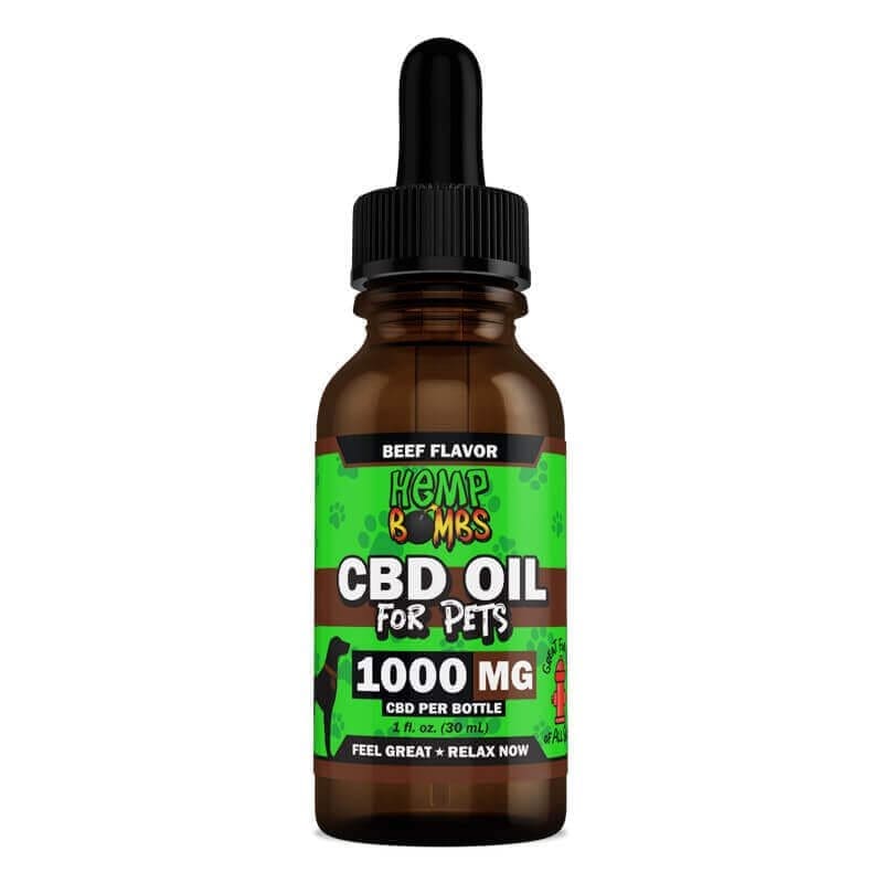 Hemp Bombs Pet Oil - 1000 mg (Beef Flavor)