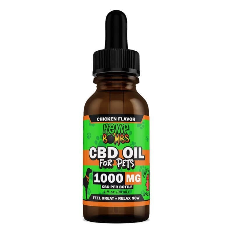 Hemp Bombs Pet Oil - 1000 mg (Chicken Flavor)