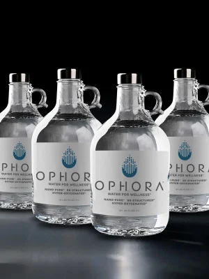 Ophora Water Half Gallon Glass Bottle