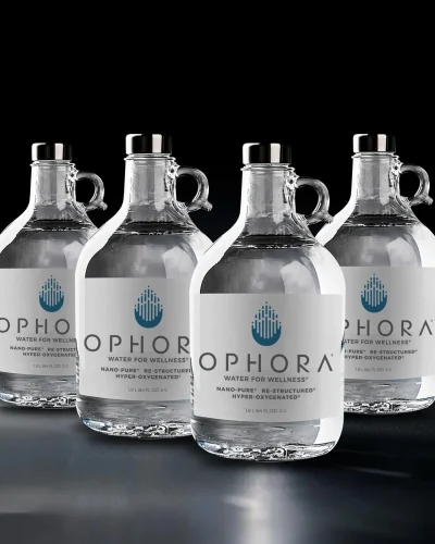 Ophora Water Half Gallon Glass Bottle